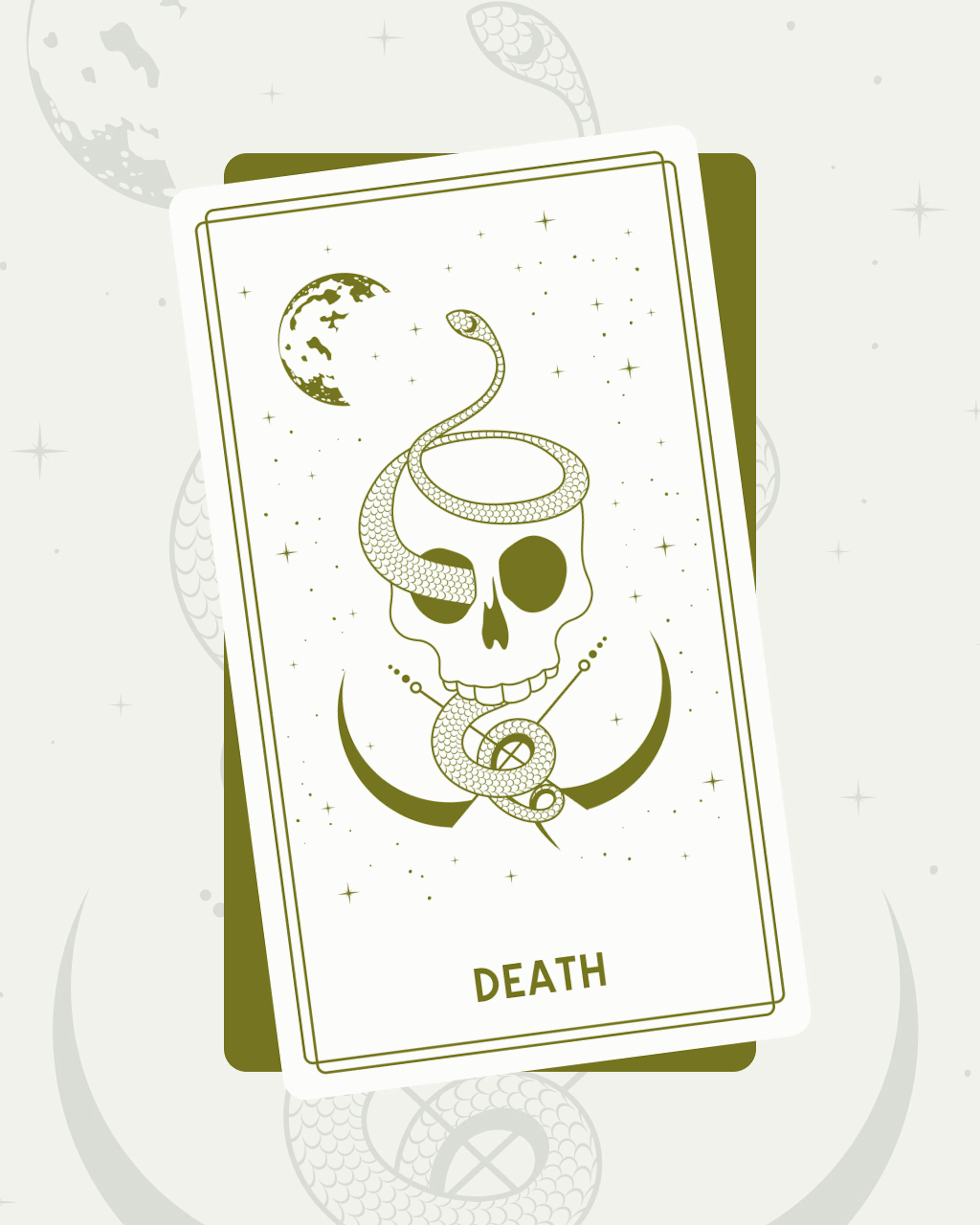 Death Tarot Card (Major Arcana #13)