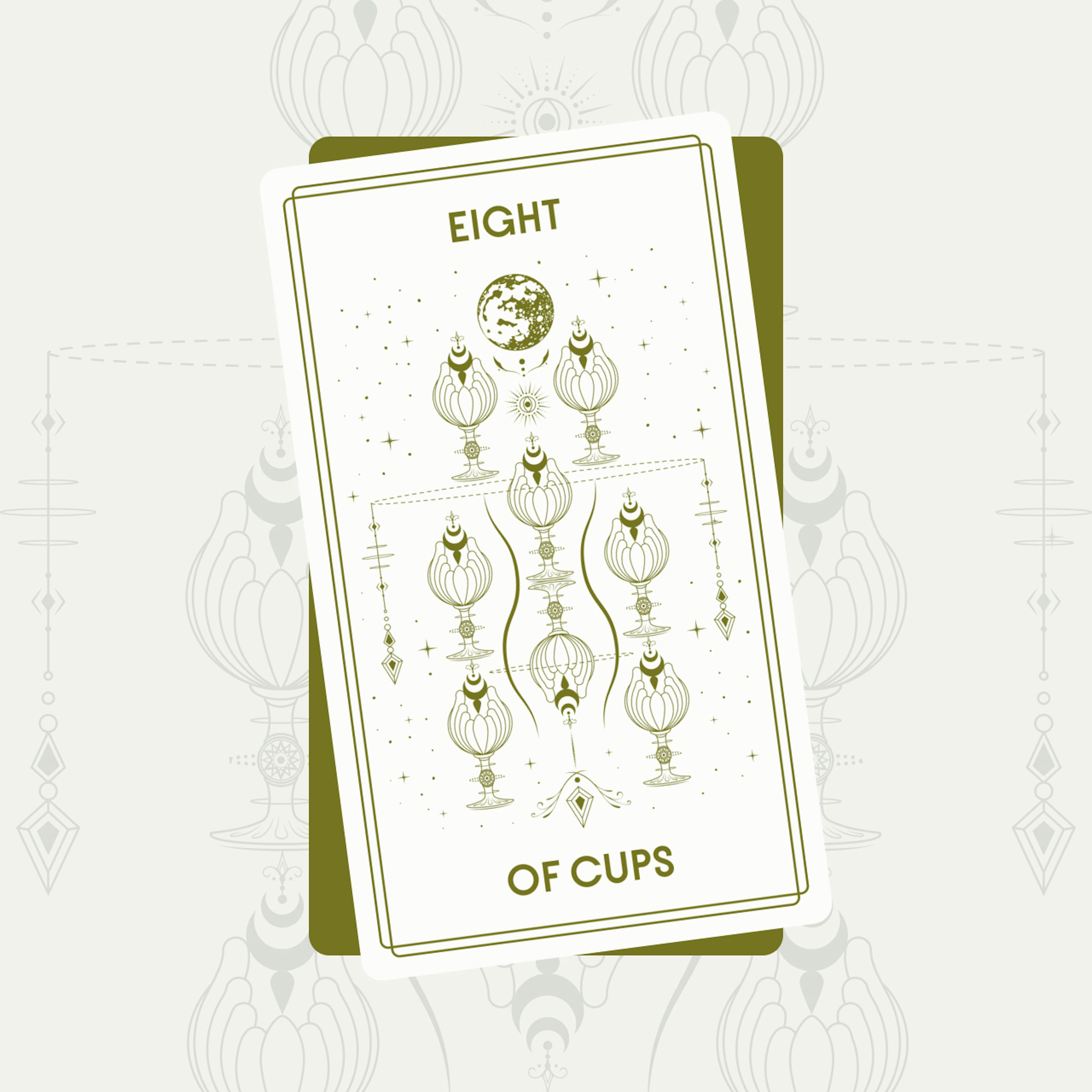 Eight of Cups Tarot Card
