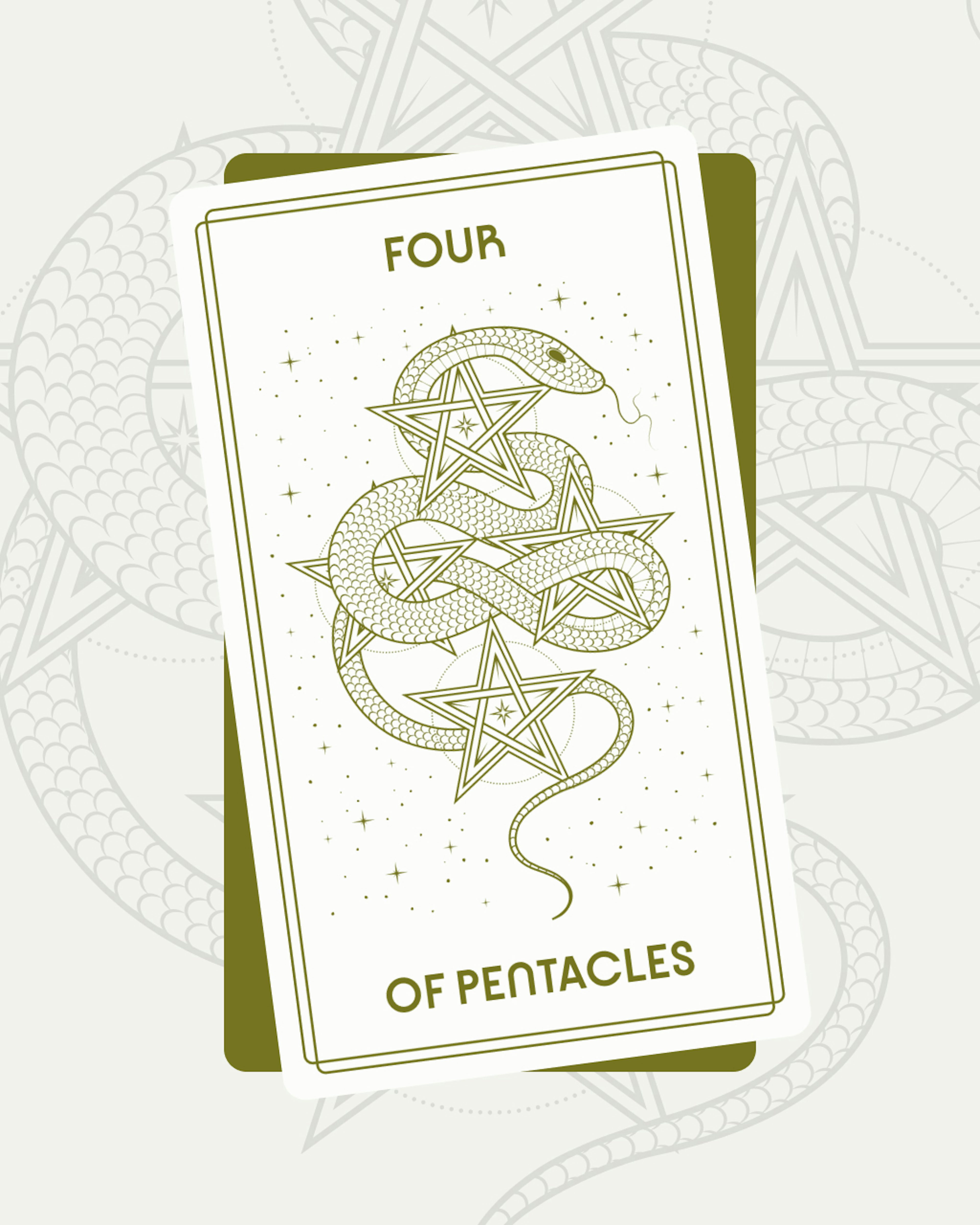 Four of Pentacles Tarot Card