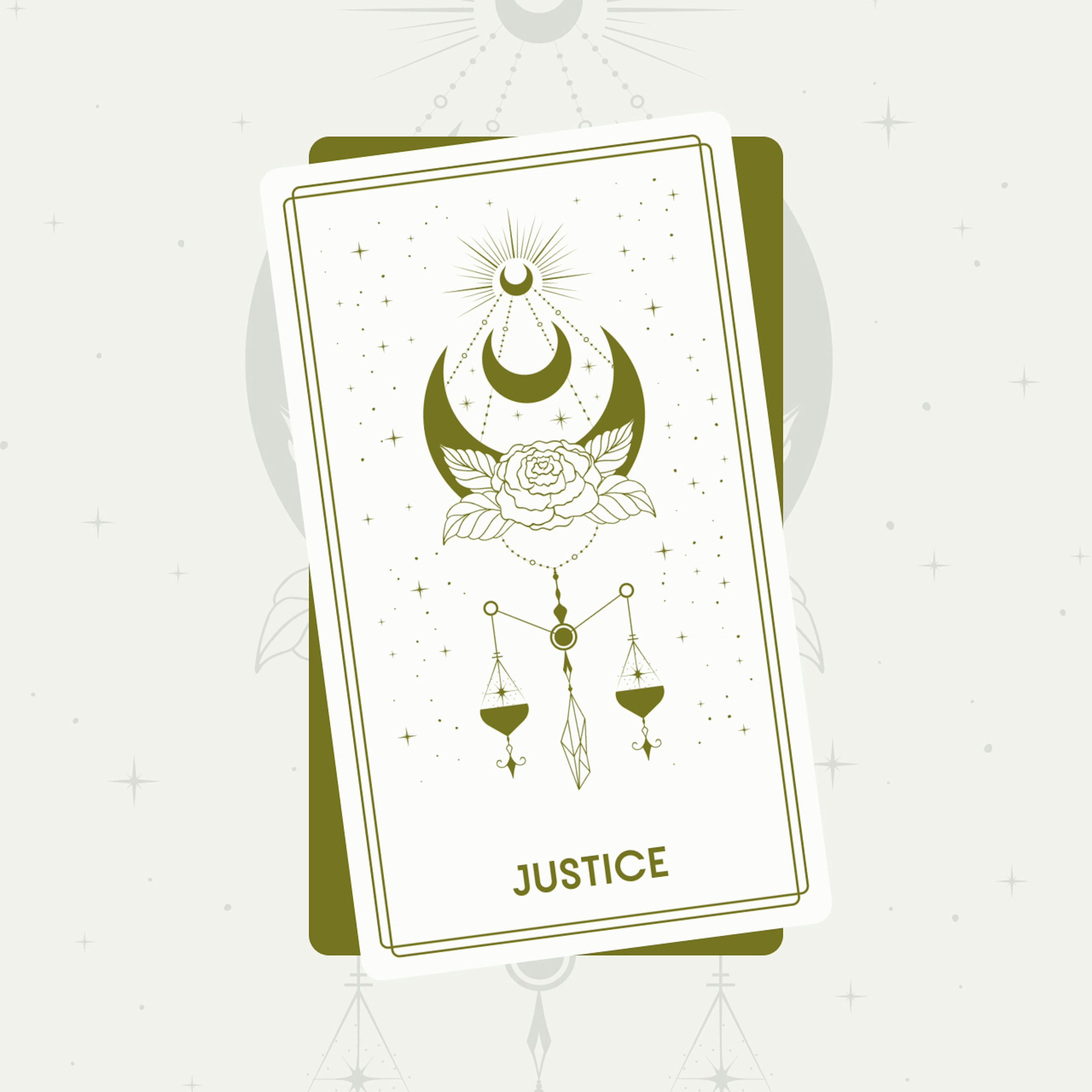 Justice Tarot Card (Major Arcana #11)
