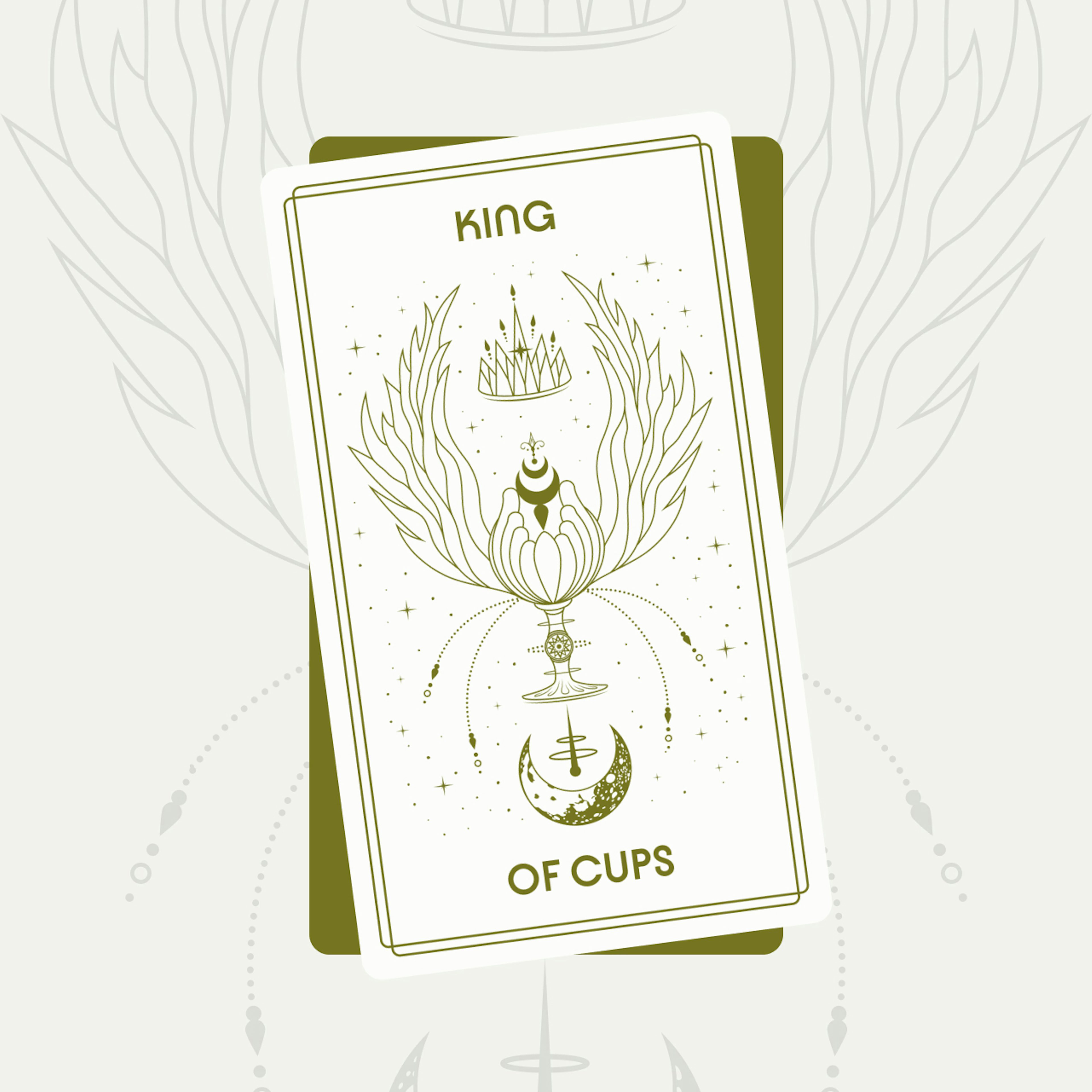 King of Cups Tarot Card
