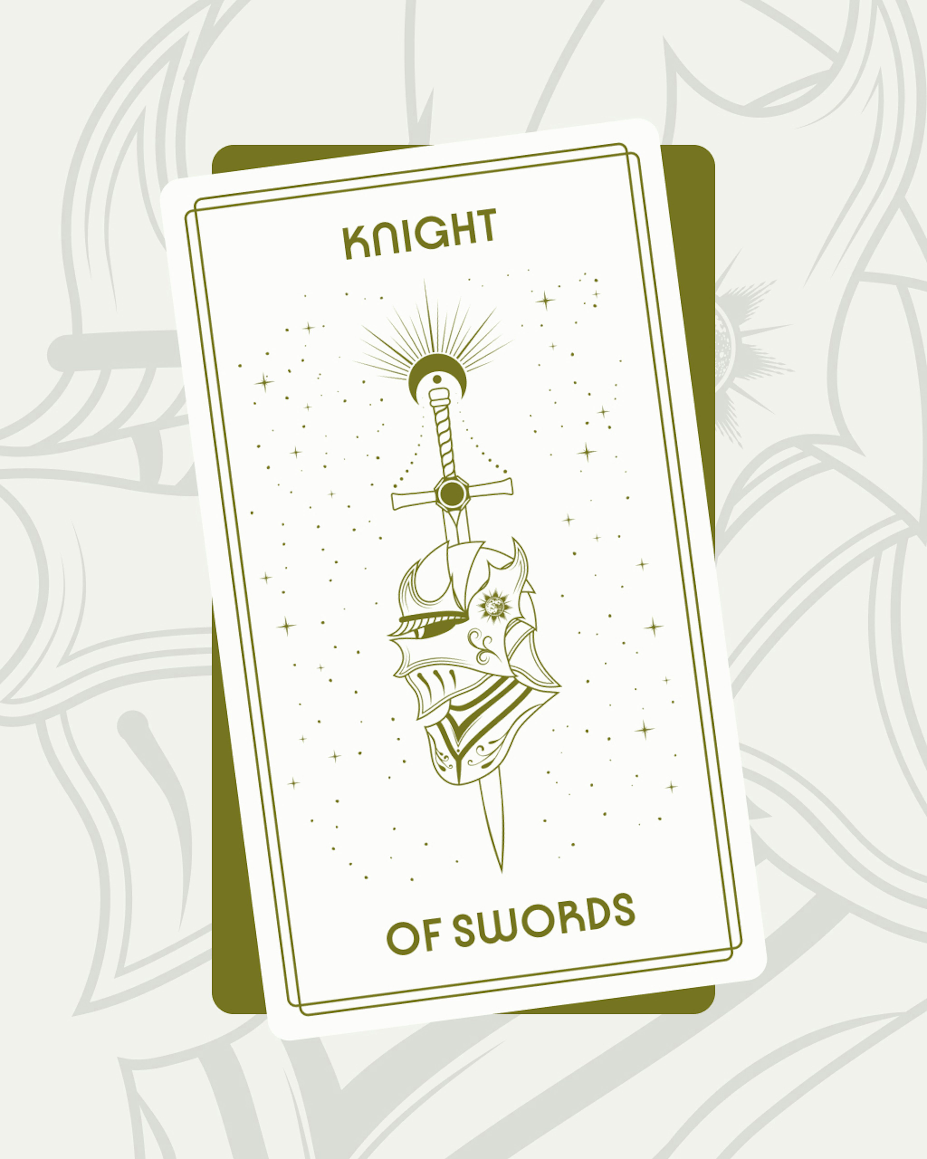 Knight of Swords Tarot Card