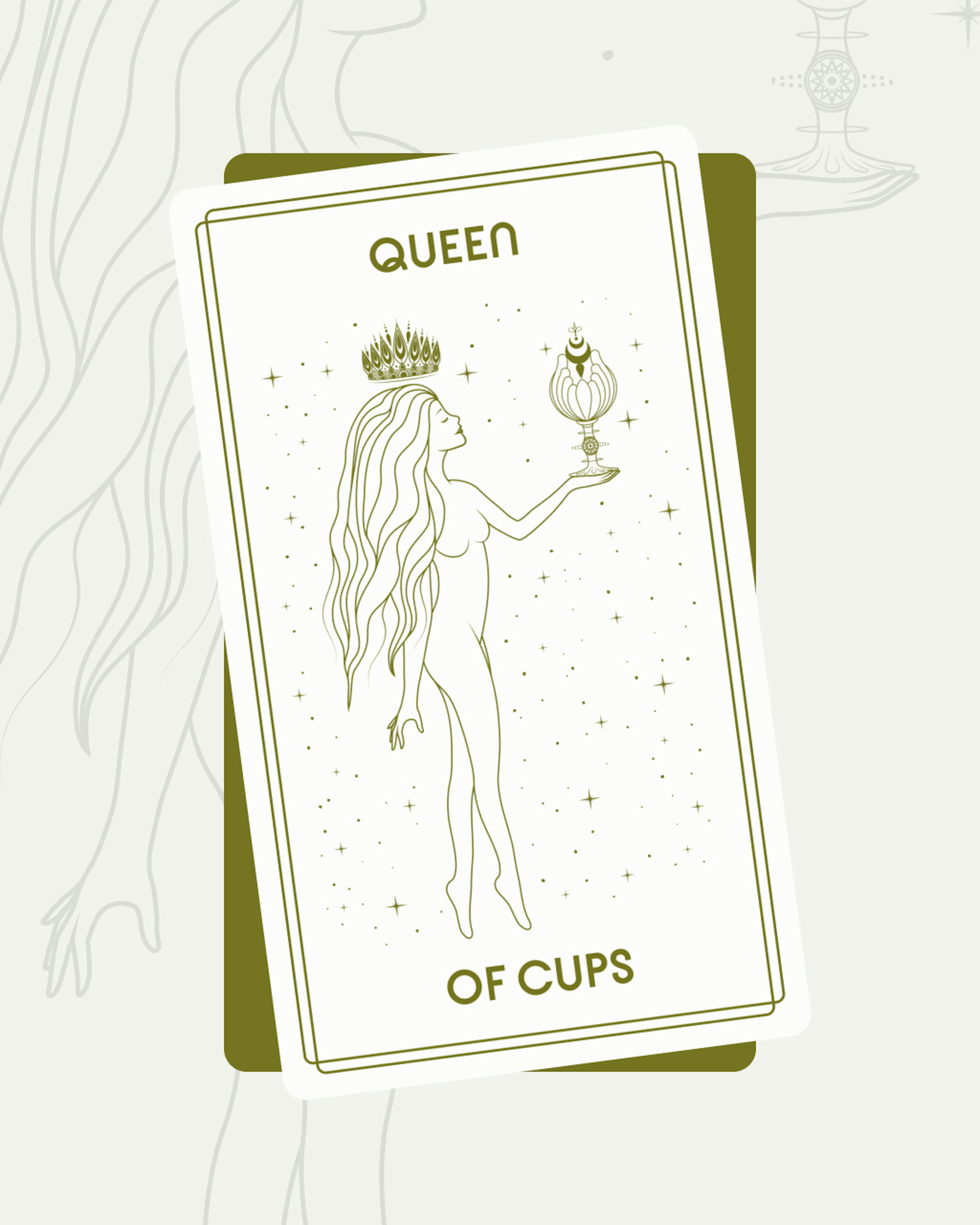 Queen of Cups Tarot Card