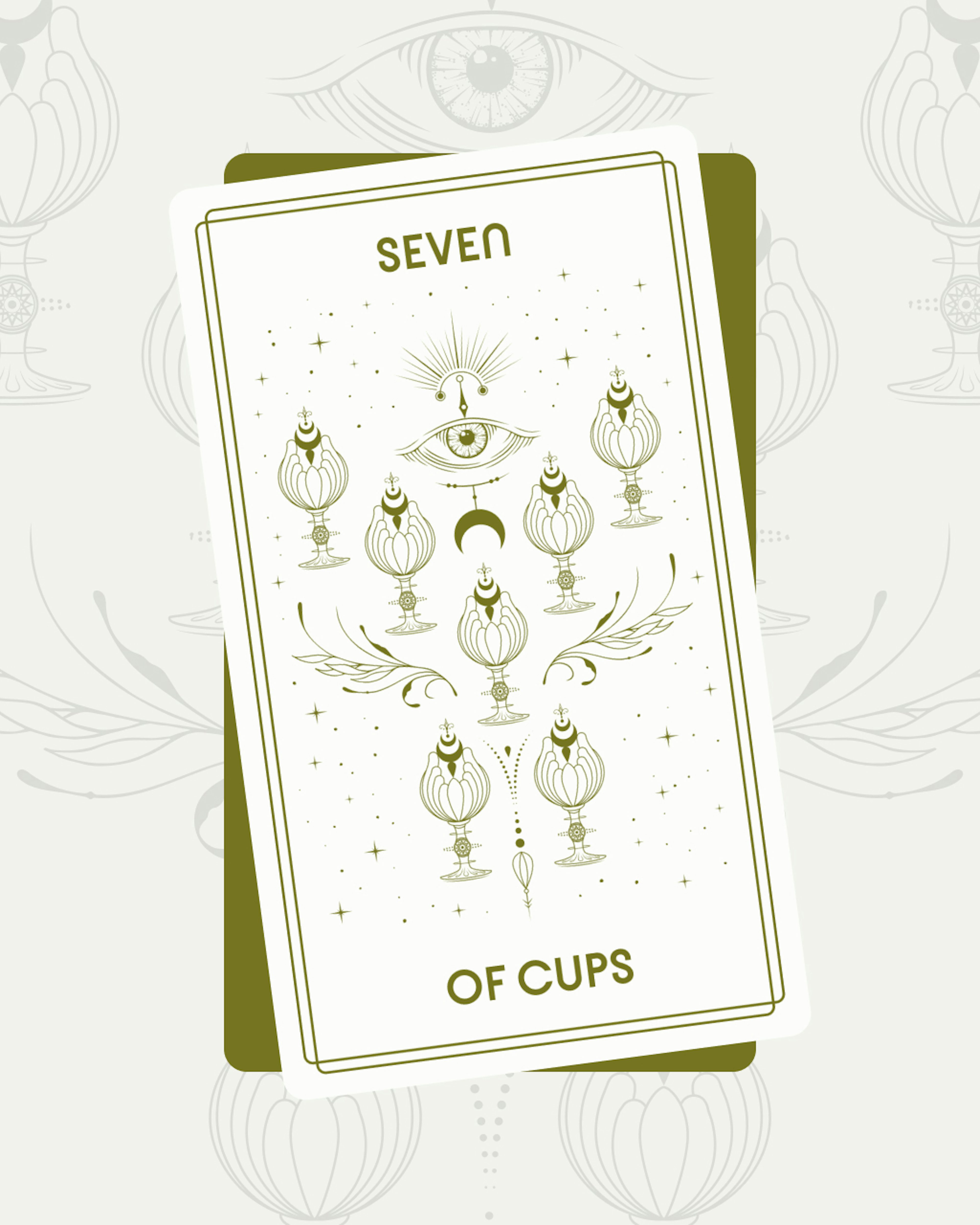 Seven of Cups Tarot Card