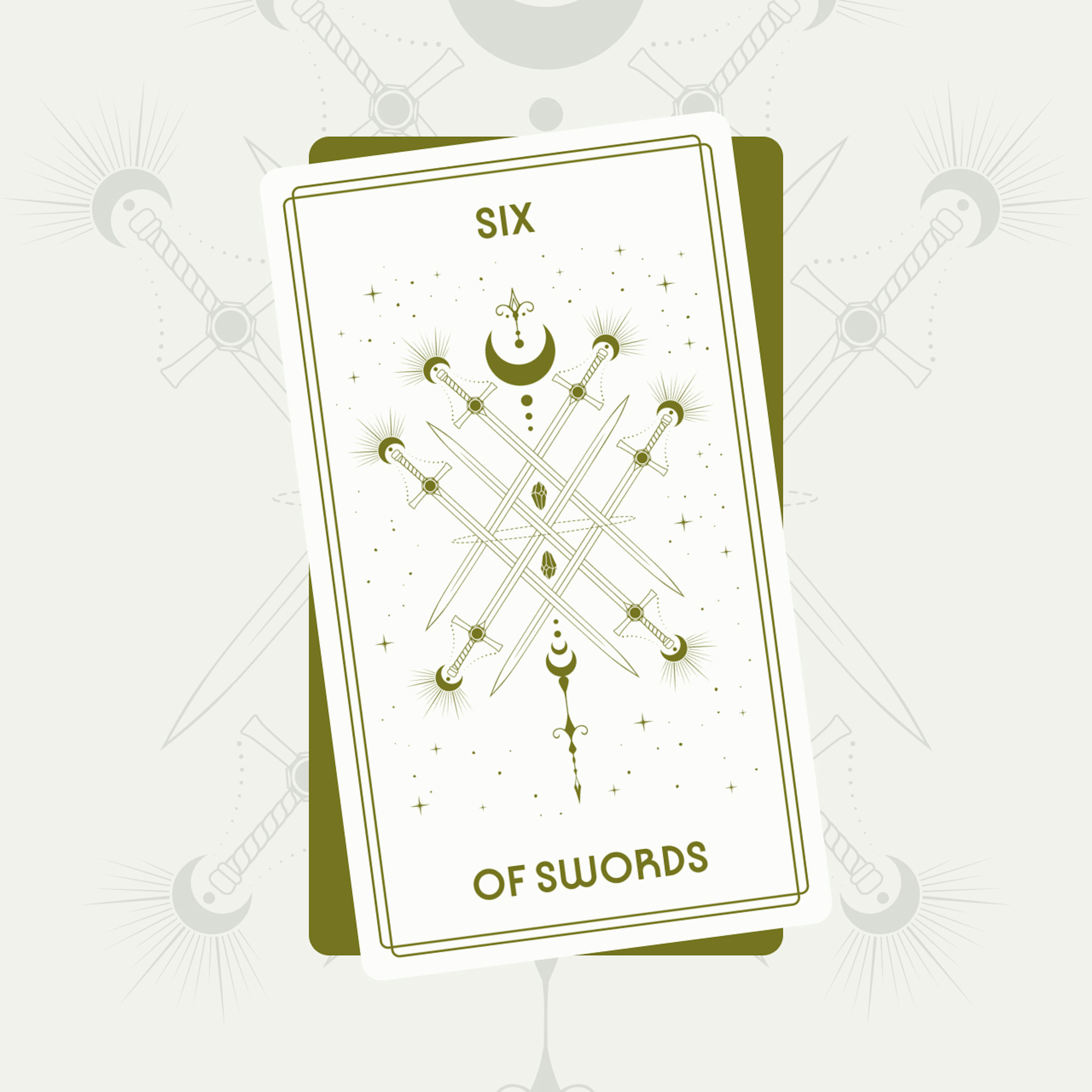 Six of Swords Tarot Card