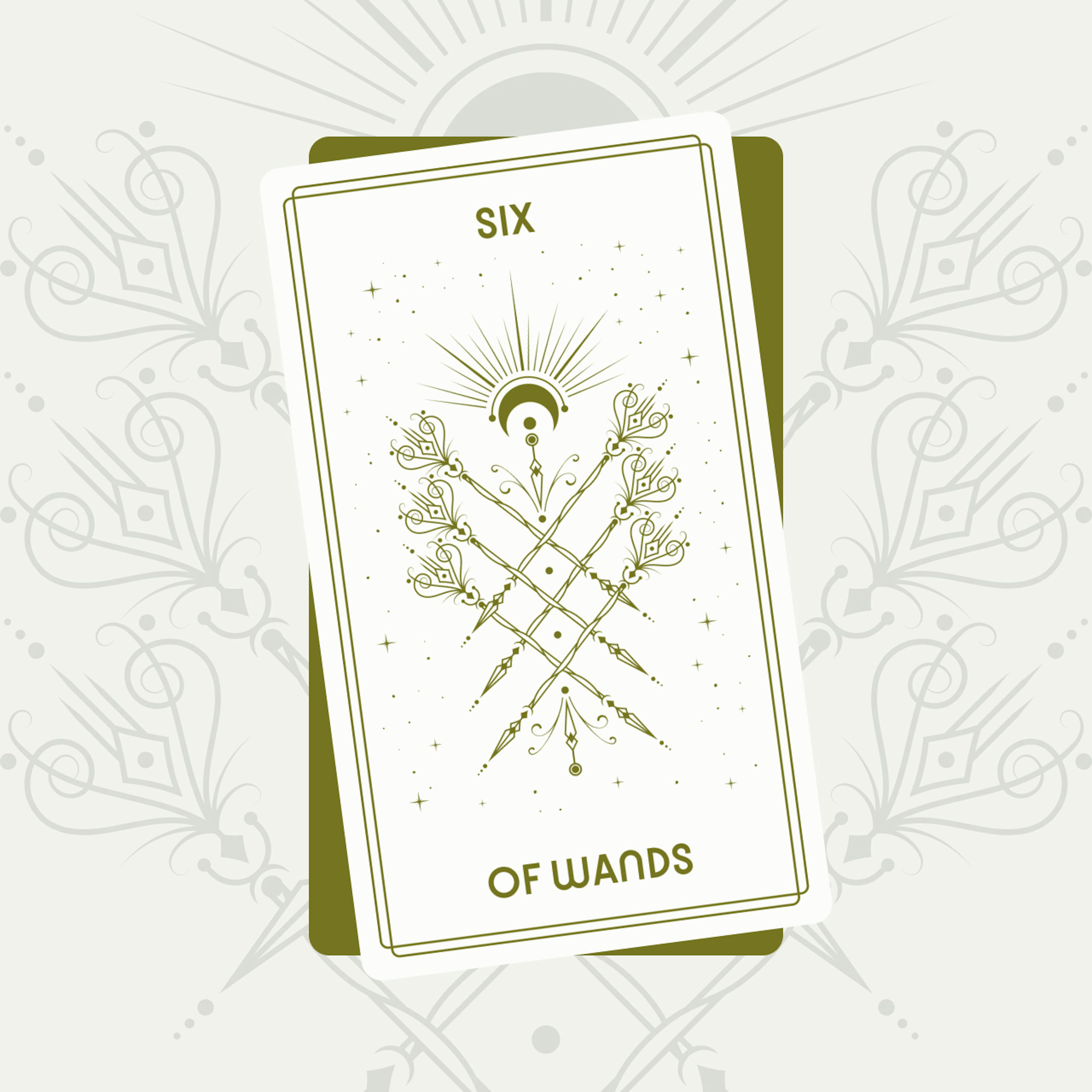 Six of Wands Tarot Card