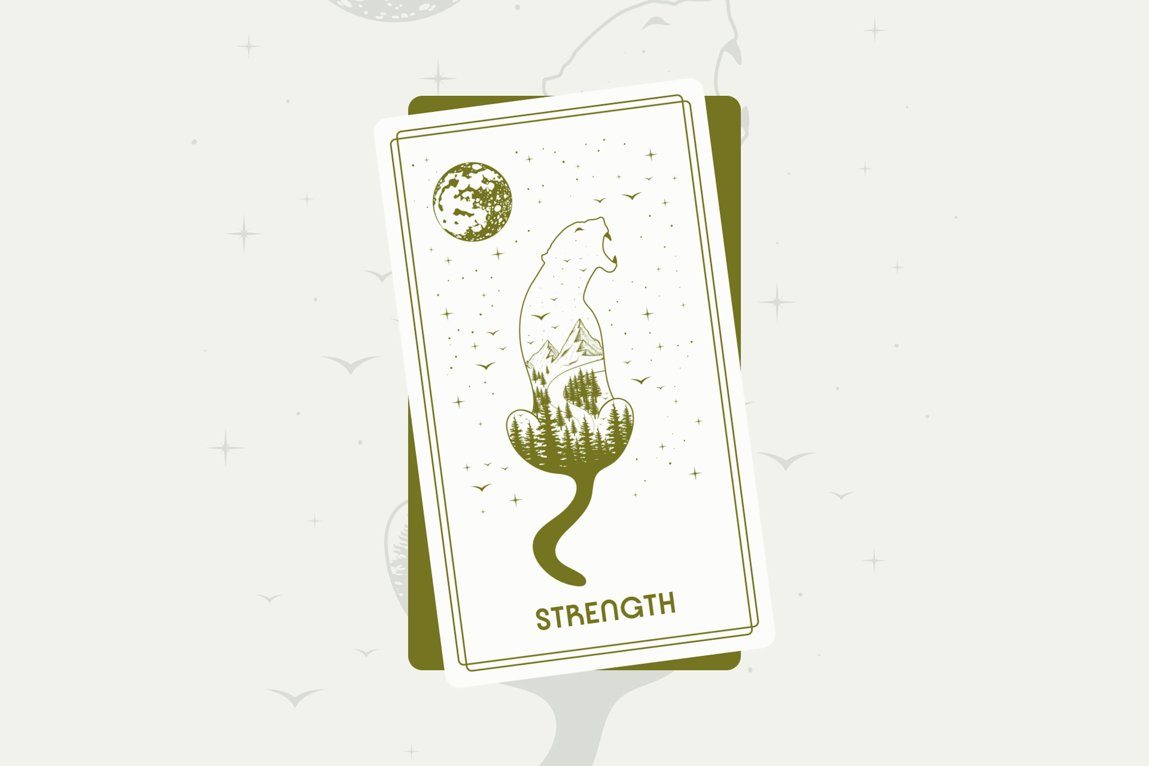 Strength Tarot Card (Major Arcana #8)