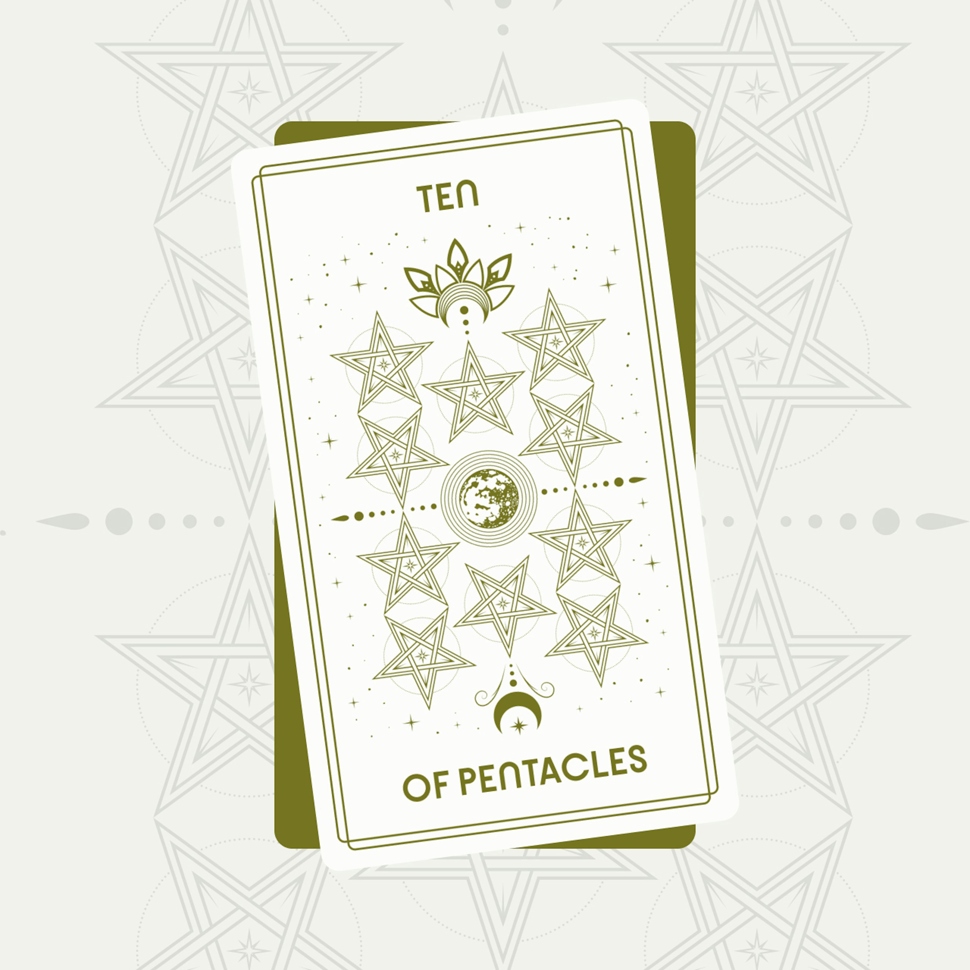 Ten of Pentacles Tarot Card