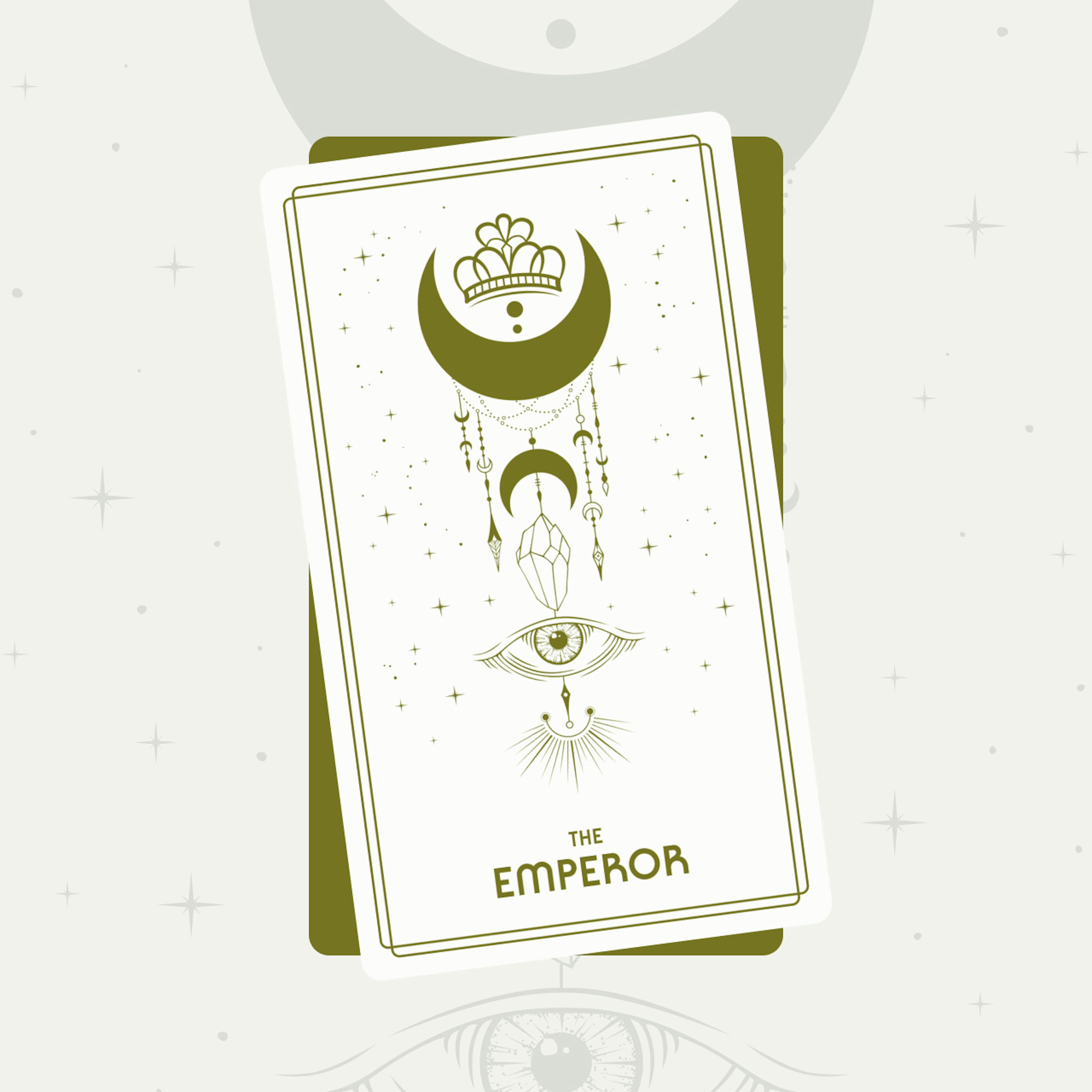 The Emperor Tarot Card (Major Arcana #4)