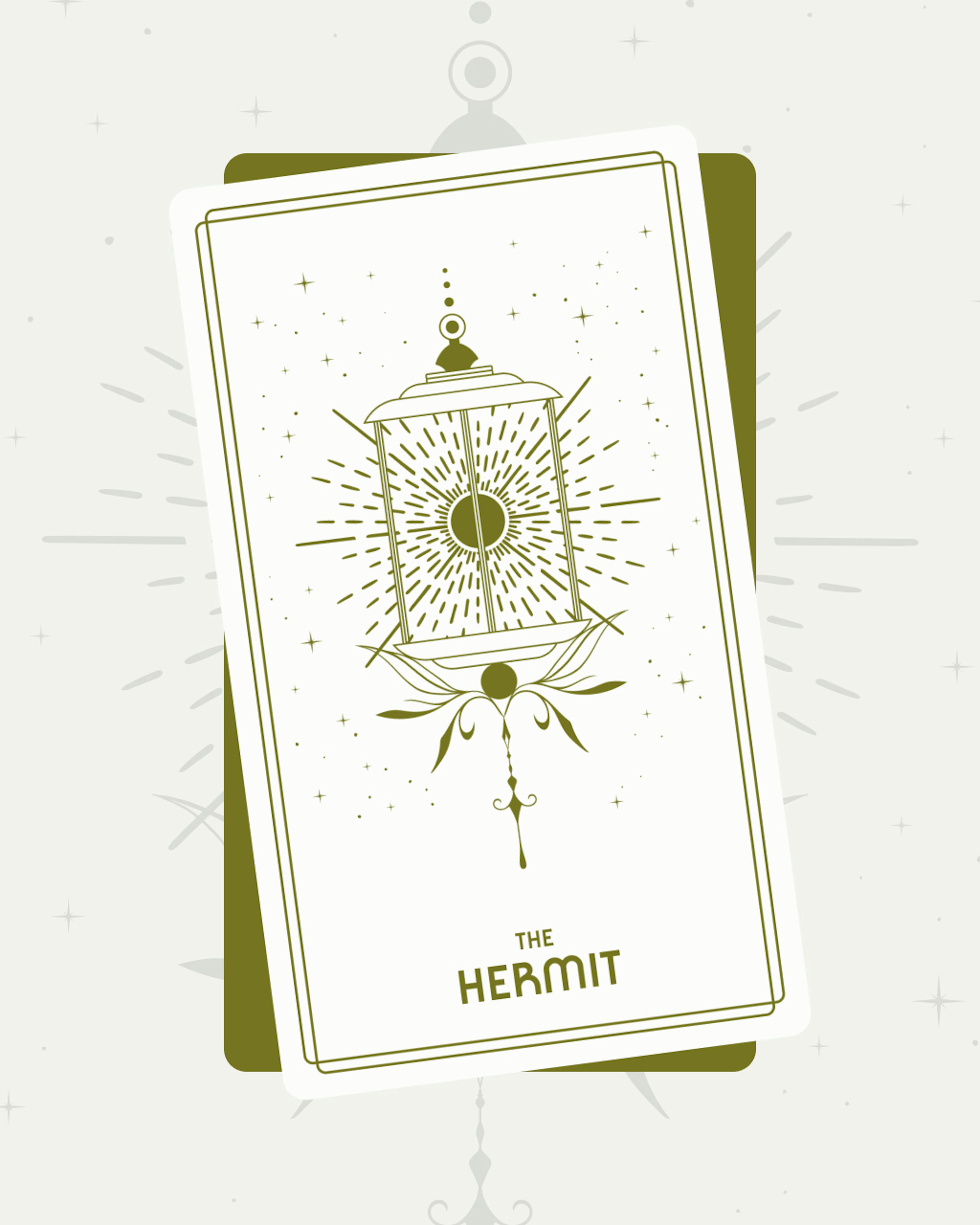 The Hermit Tarot Card (Major Arcana #9)