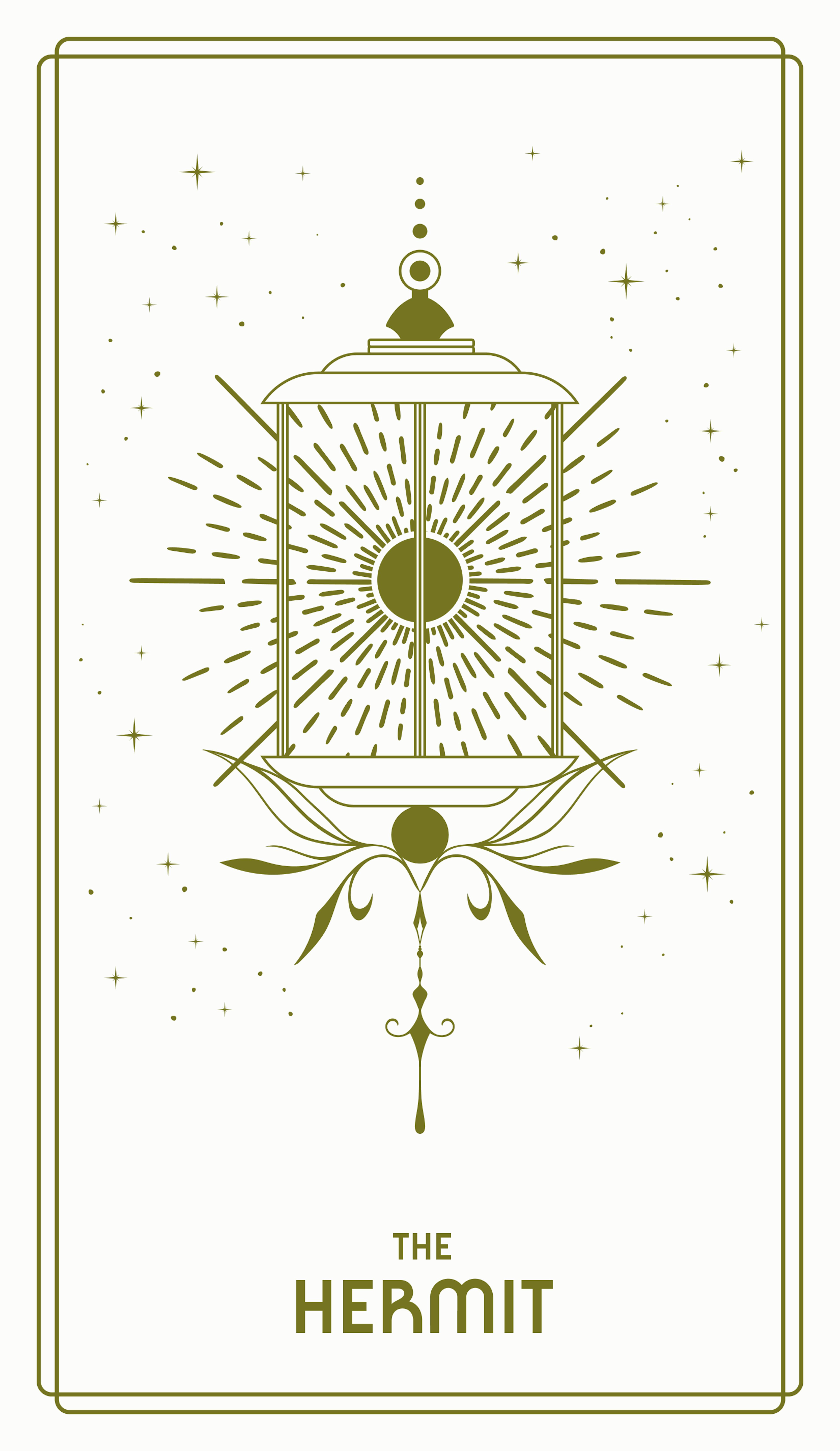 The Hermit Tarot Card