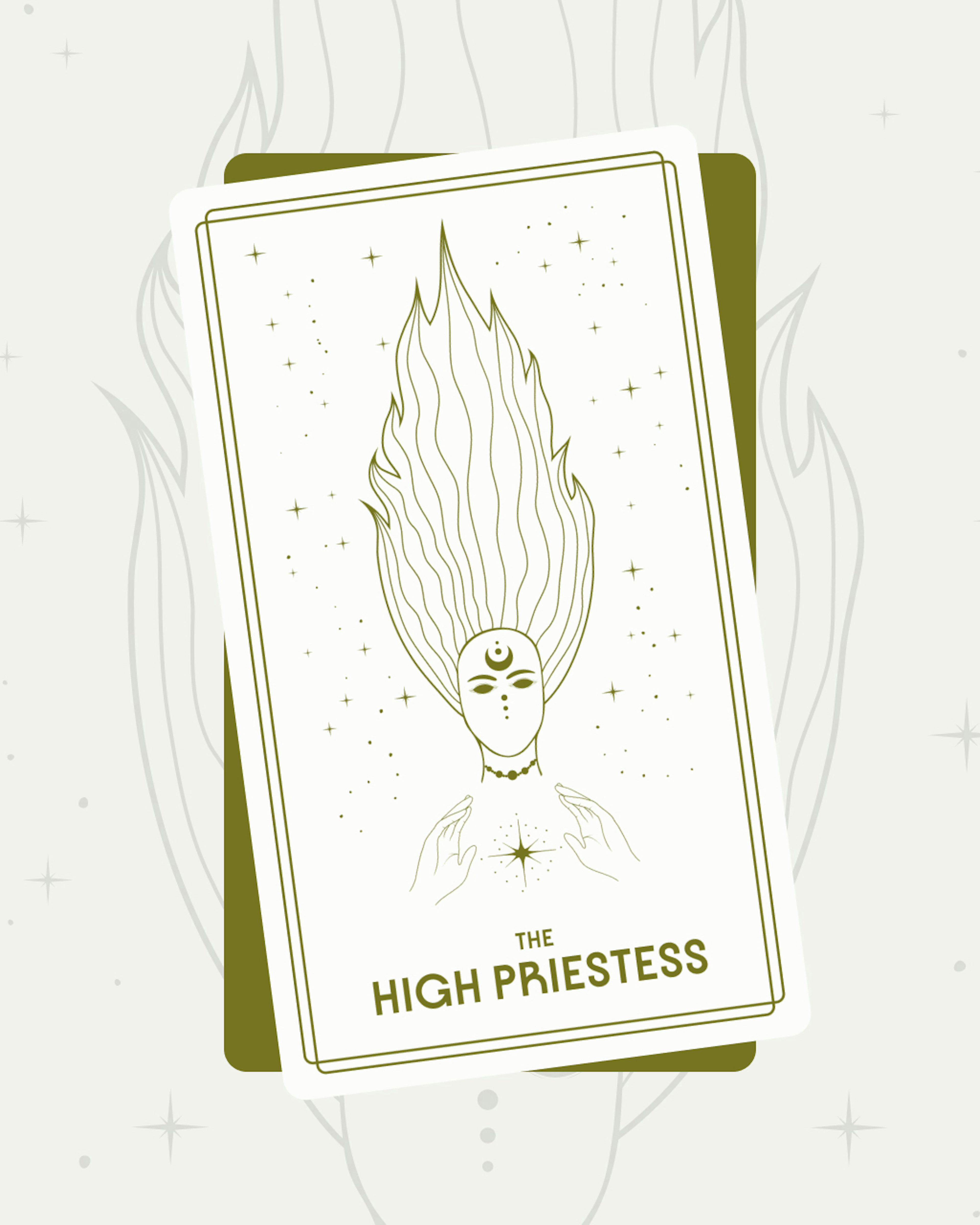The High Priestess Tarot Card (Major Arcana #2)