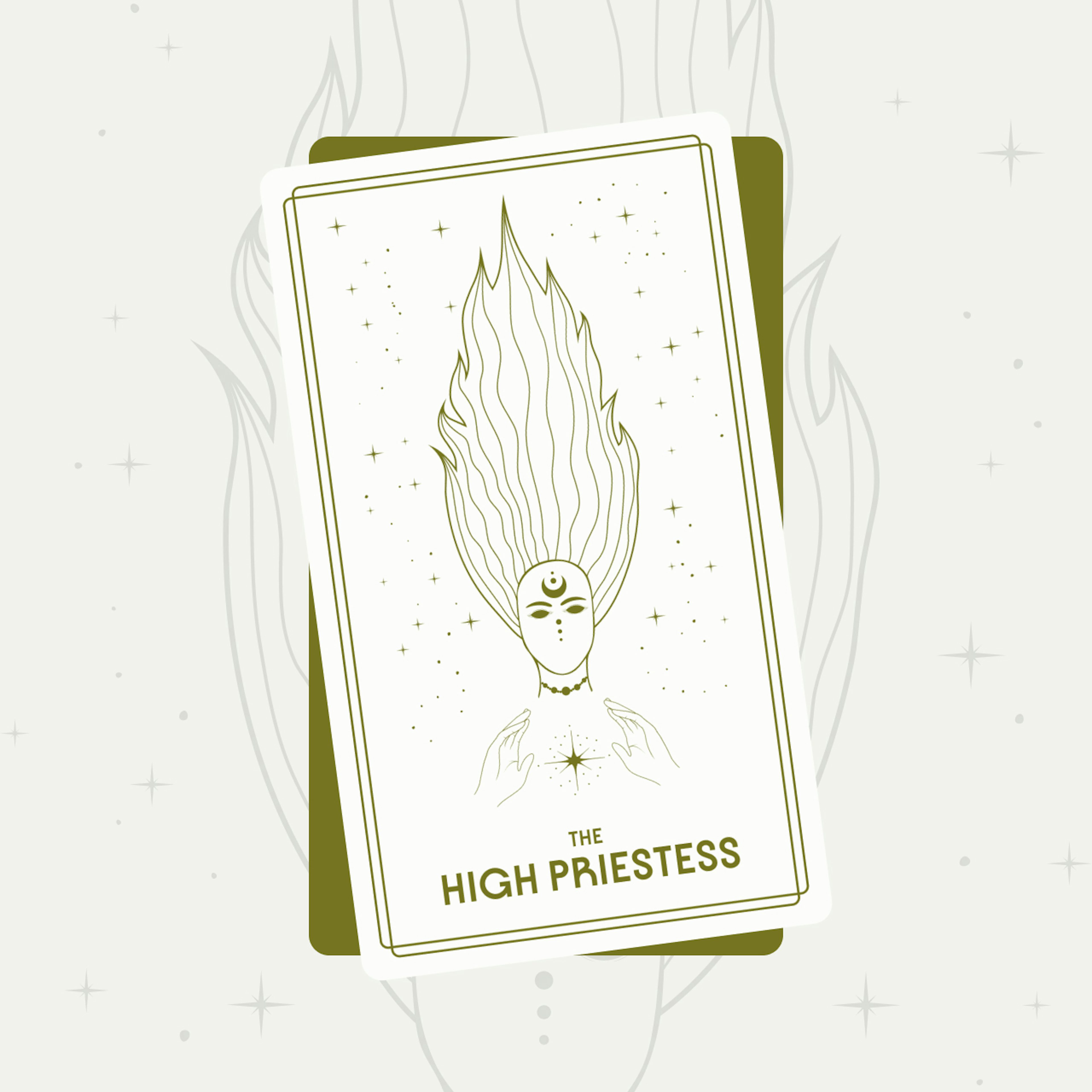 The High Priestess Tarot Card (Major Arcana #2)