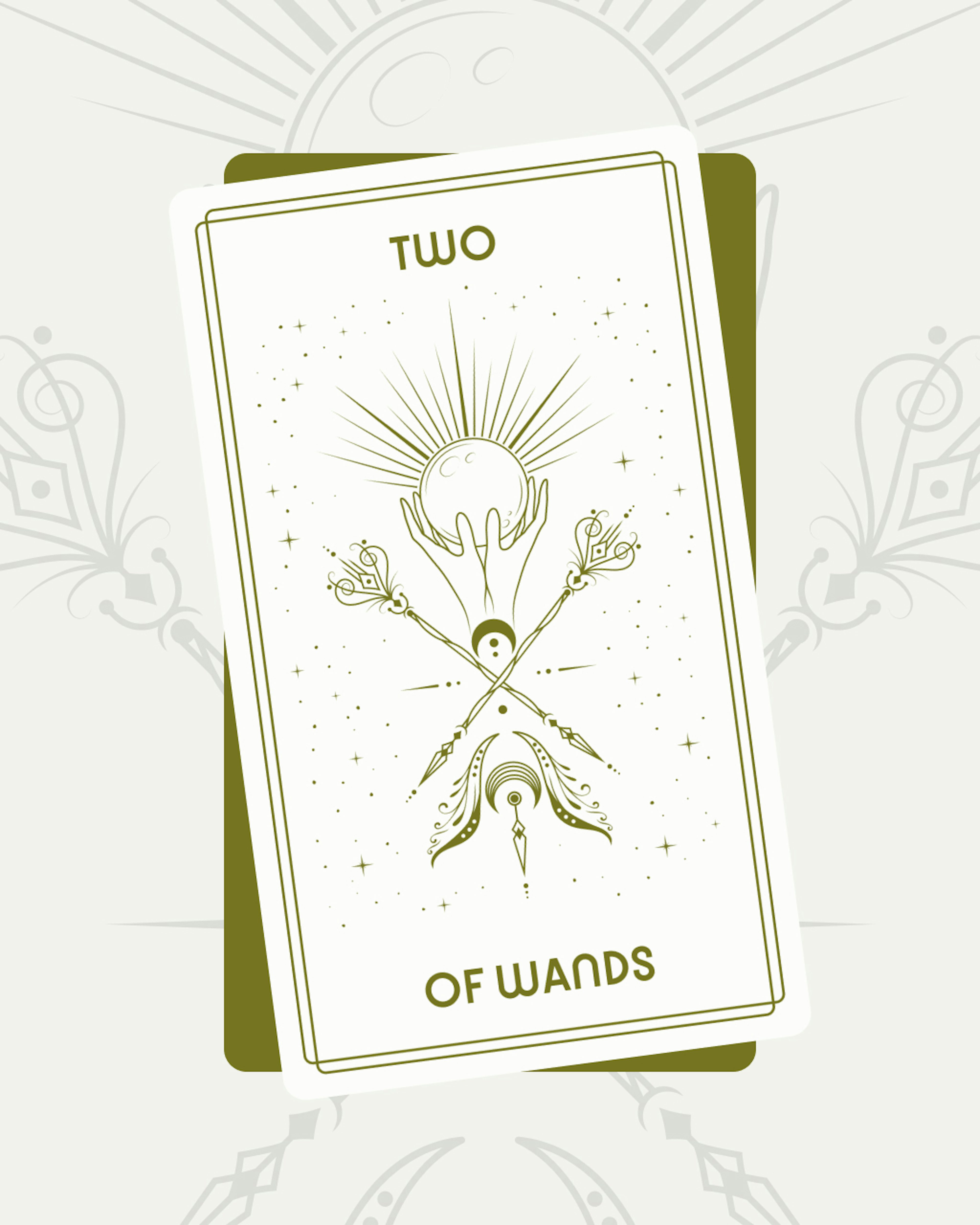 Two of Wands Tarot Card