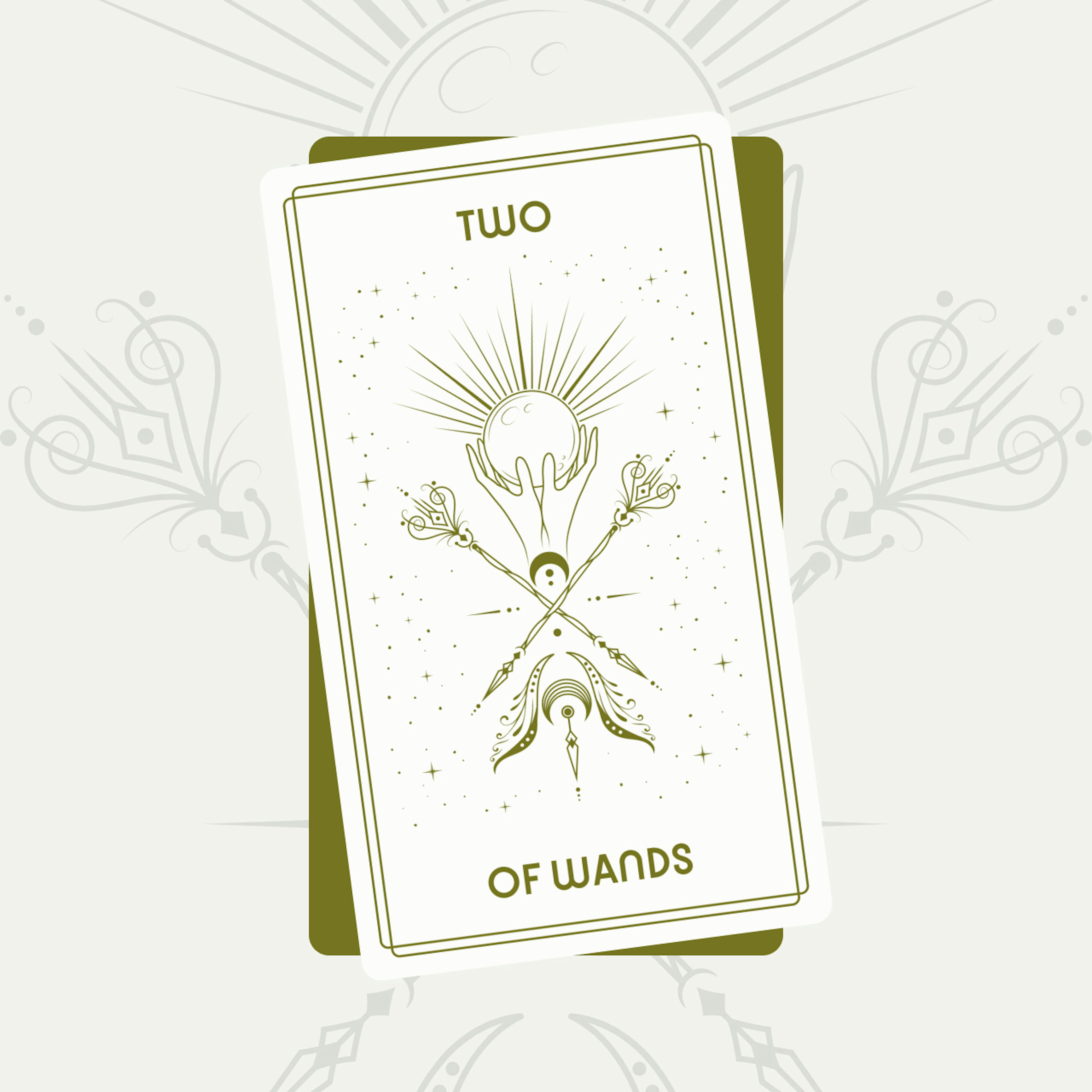 Two of Wands Tarot Card